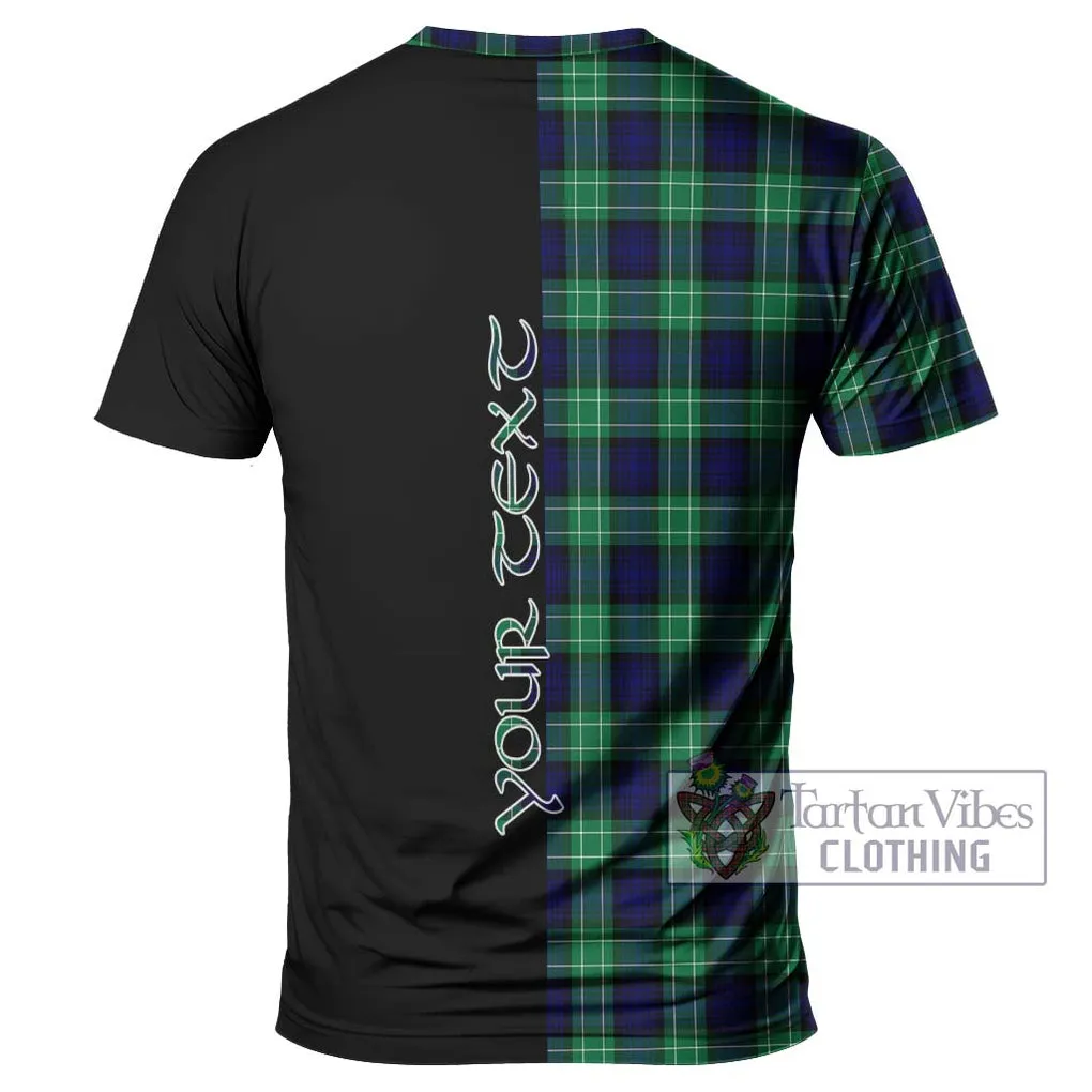 Abercrombie Tartan T-Shirt with Family Crest and Half Of Me Style