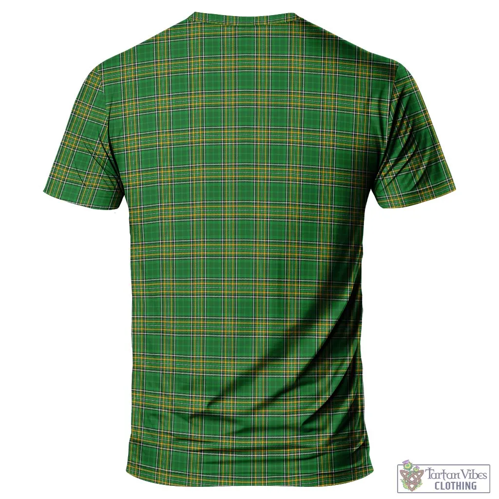 Aston Irish Clan Tartan T-Shirt with Family Seal