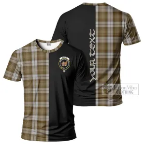 Baillie Dress Tartan T-Shirt with Family Crest and Half Of Me Style