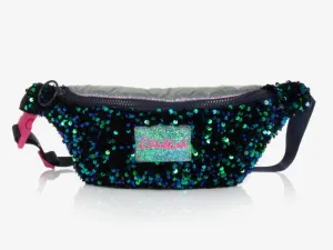 Billieblush Girls Navy Sequin Belt Bag