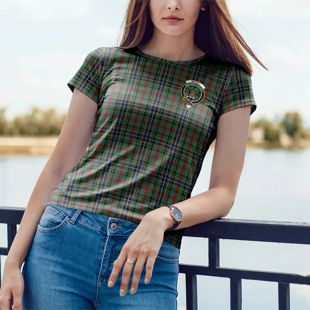 Bisset Tartan T-Shirt with Family Crest