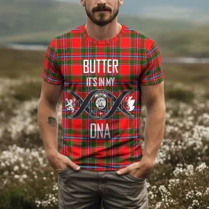 Butter Tartan T-Shirt with Family Crest DNA In Me Style