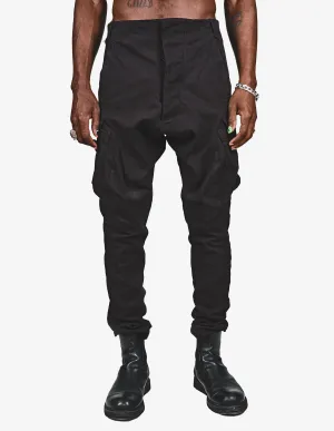 Cargo-Pocket Denim Pants