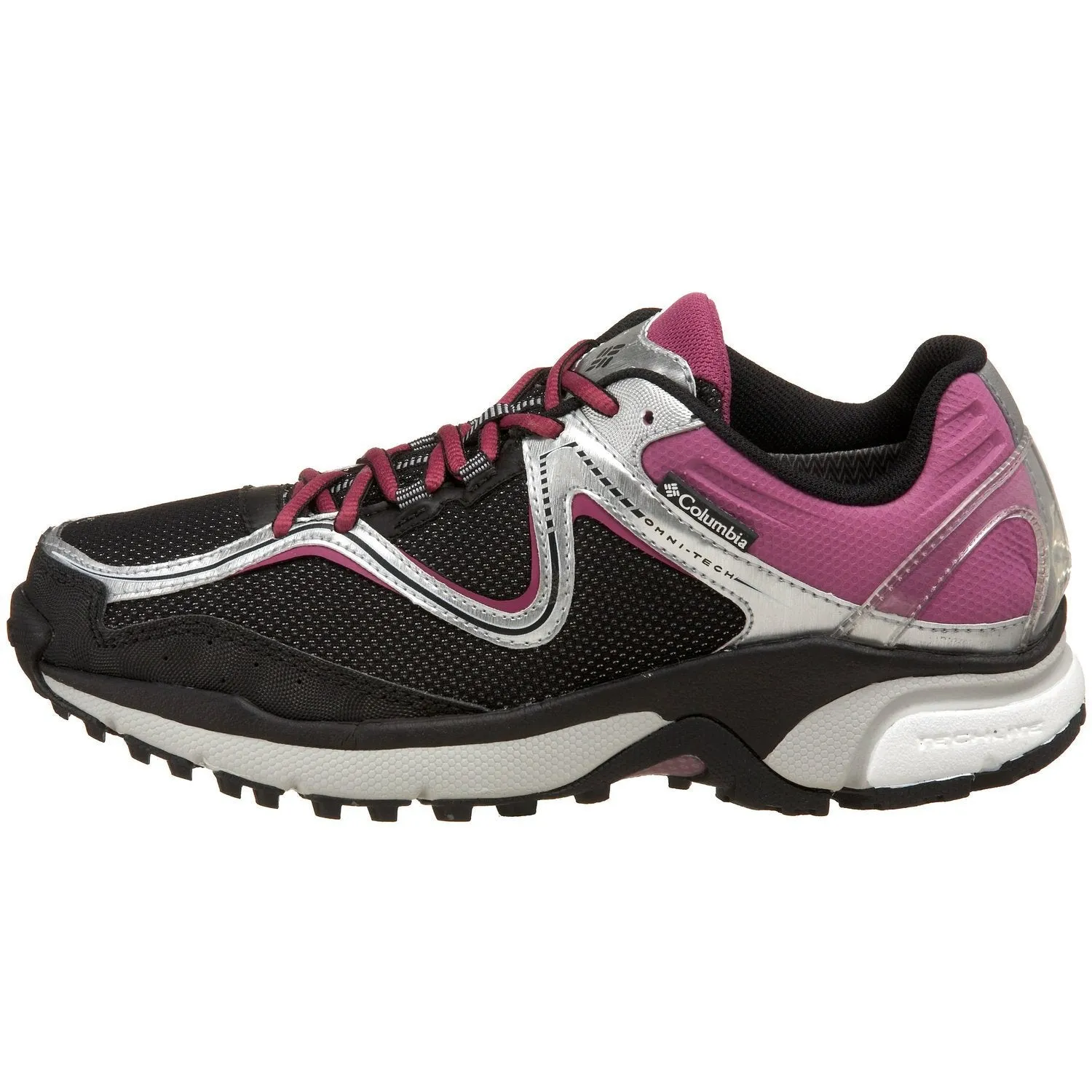 Columbia BL3575 Ravenous OT Trail Running Shoe,Black/Begonia (Women)