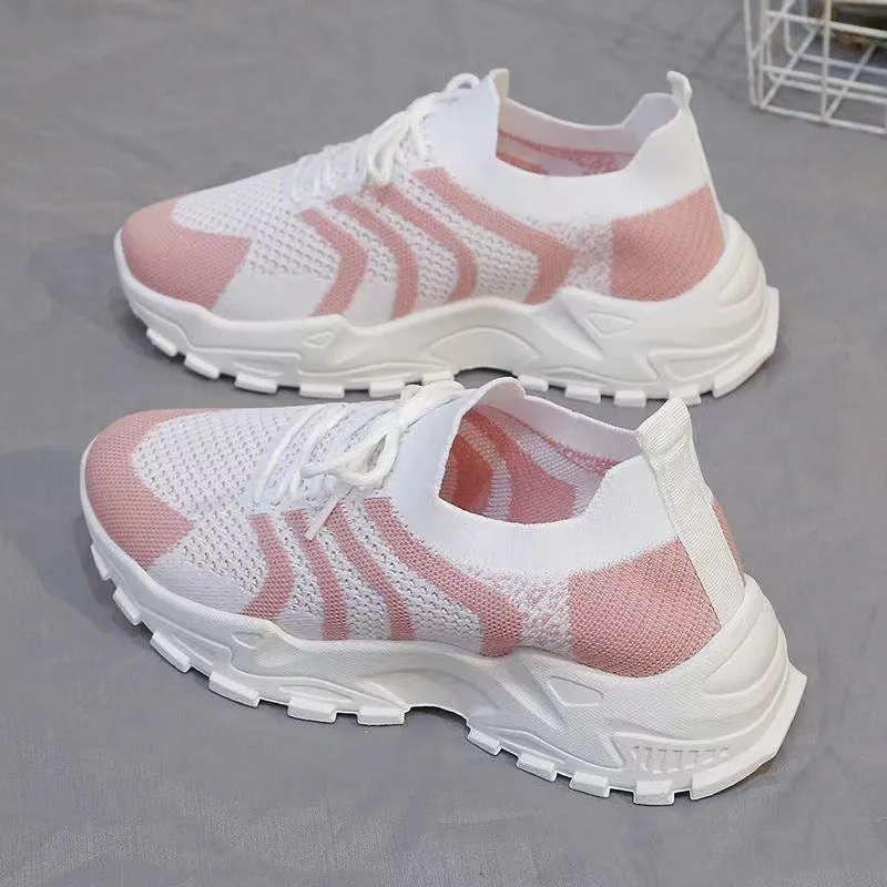 Fashion Women Fly-kit Mesh Sneaker