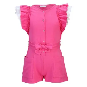 GIRLS PINK ROMPER