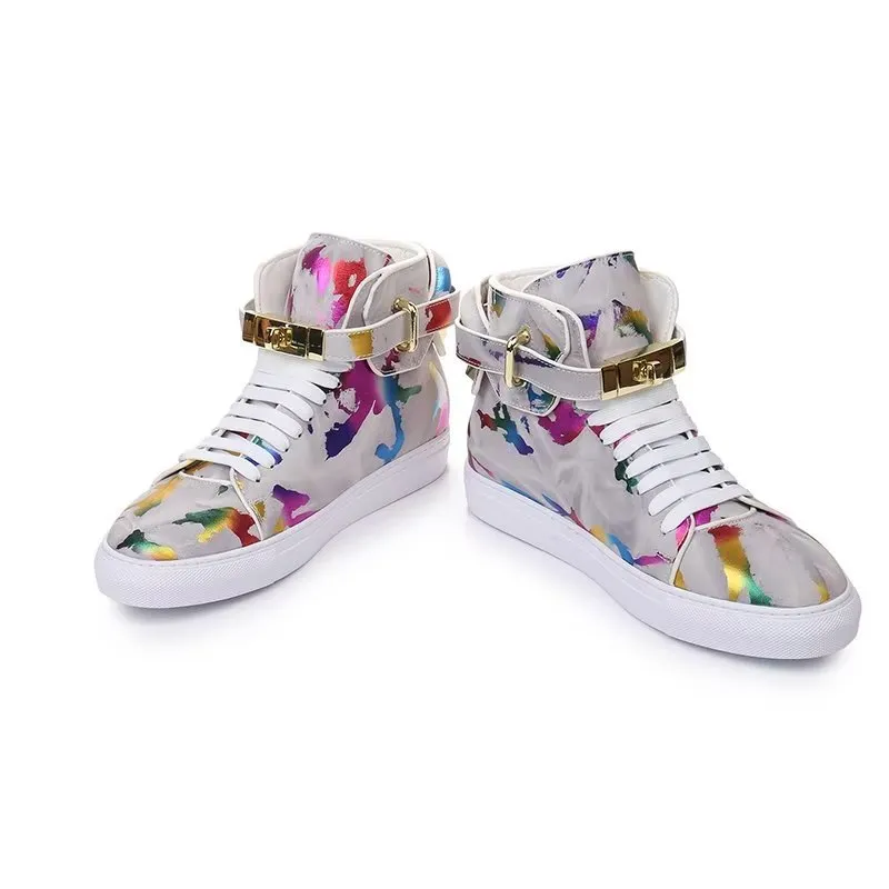 Graffiti Elite Cow Leather High Top Kicks