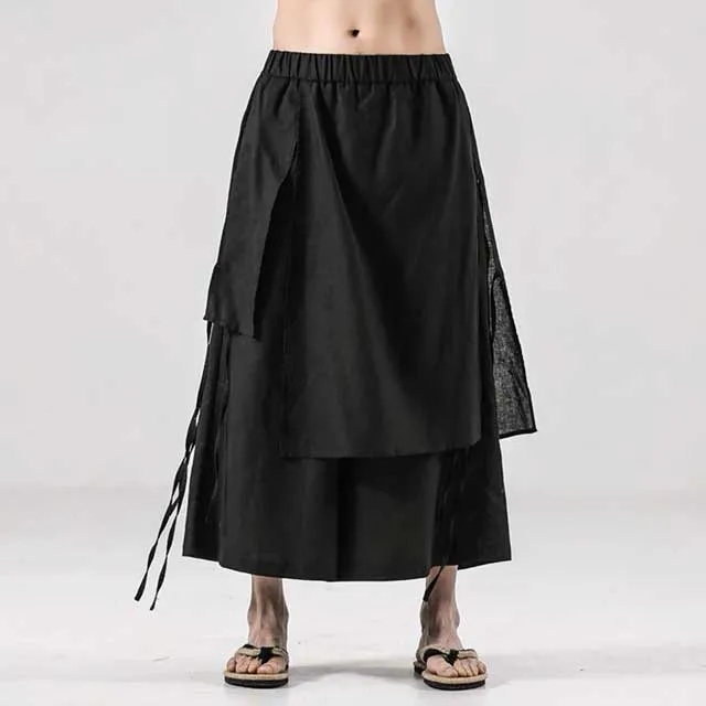 Layer Hakama Style Pants