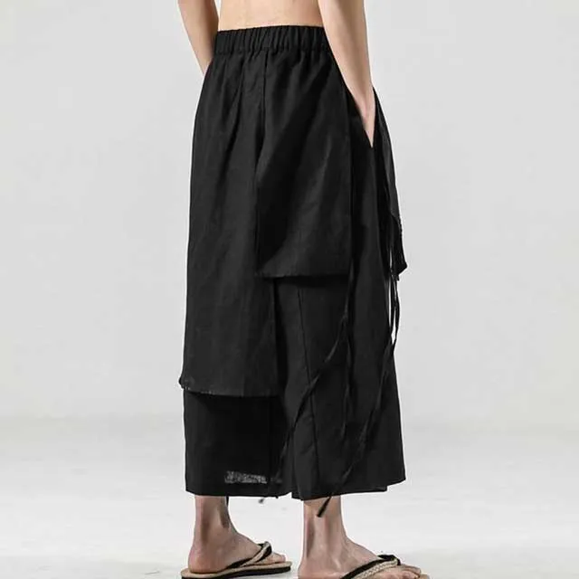 Layer Hakama Style Pants