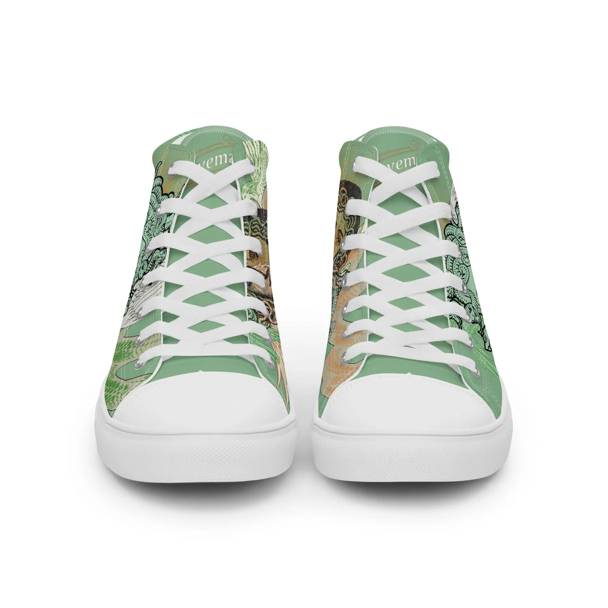 Medusa Fraternitas high top canvas shoes