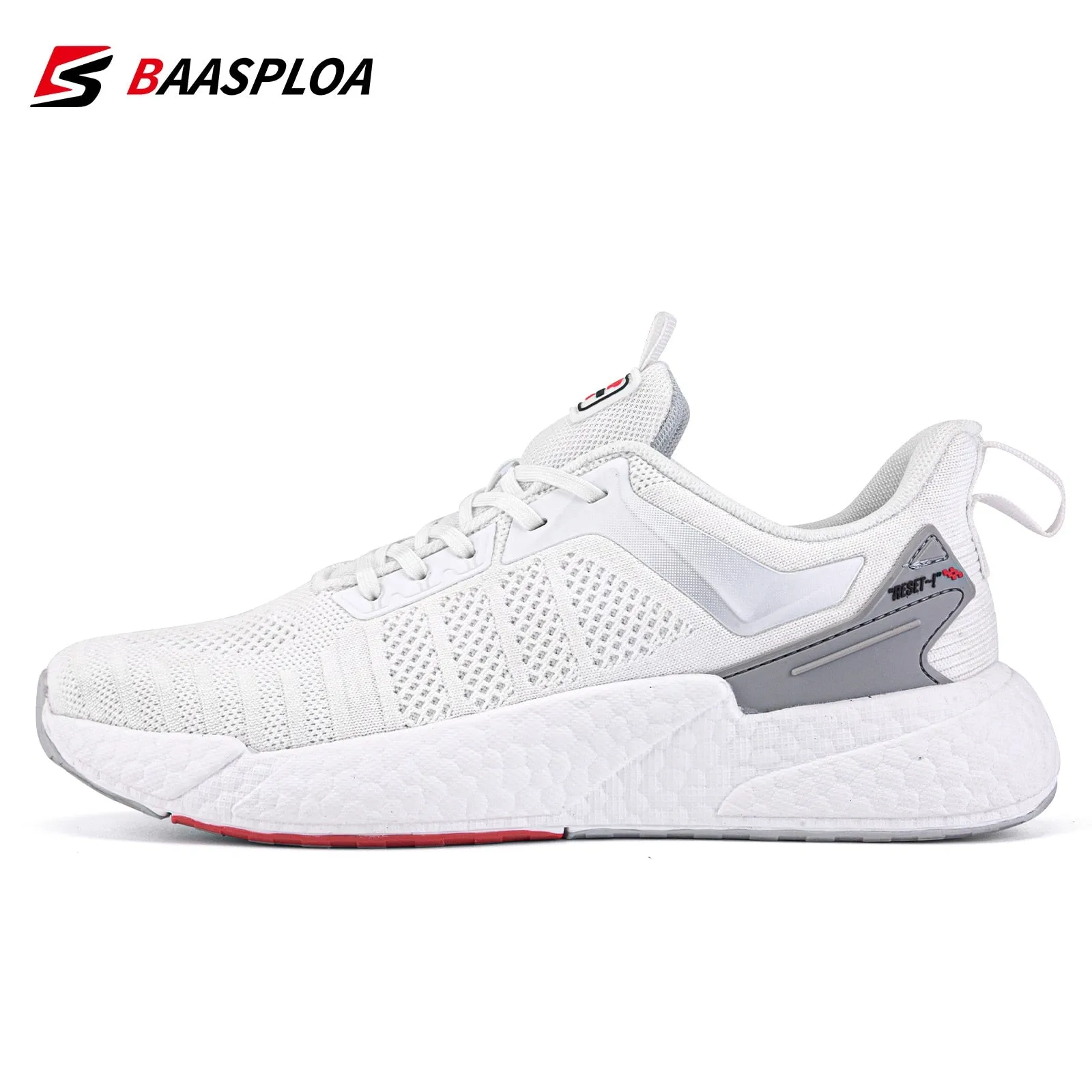 Men's Comfortable Knit Walking Shoes Breathable Fashion Sneaker Anti-Slip Shock-Absorbing Casual Sneakers Shoes