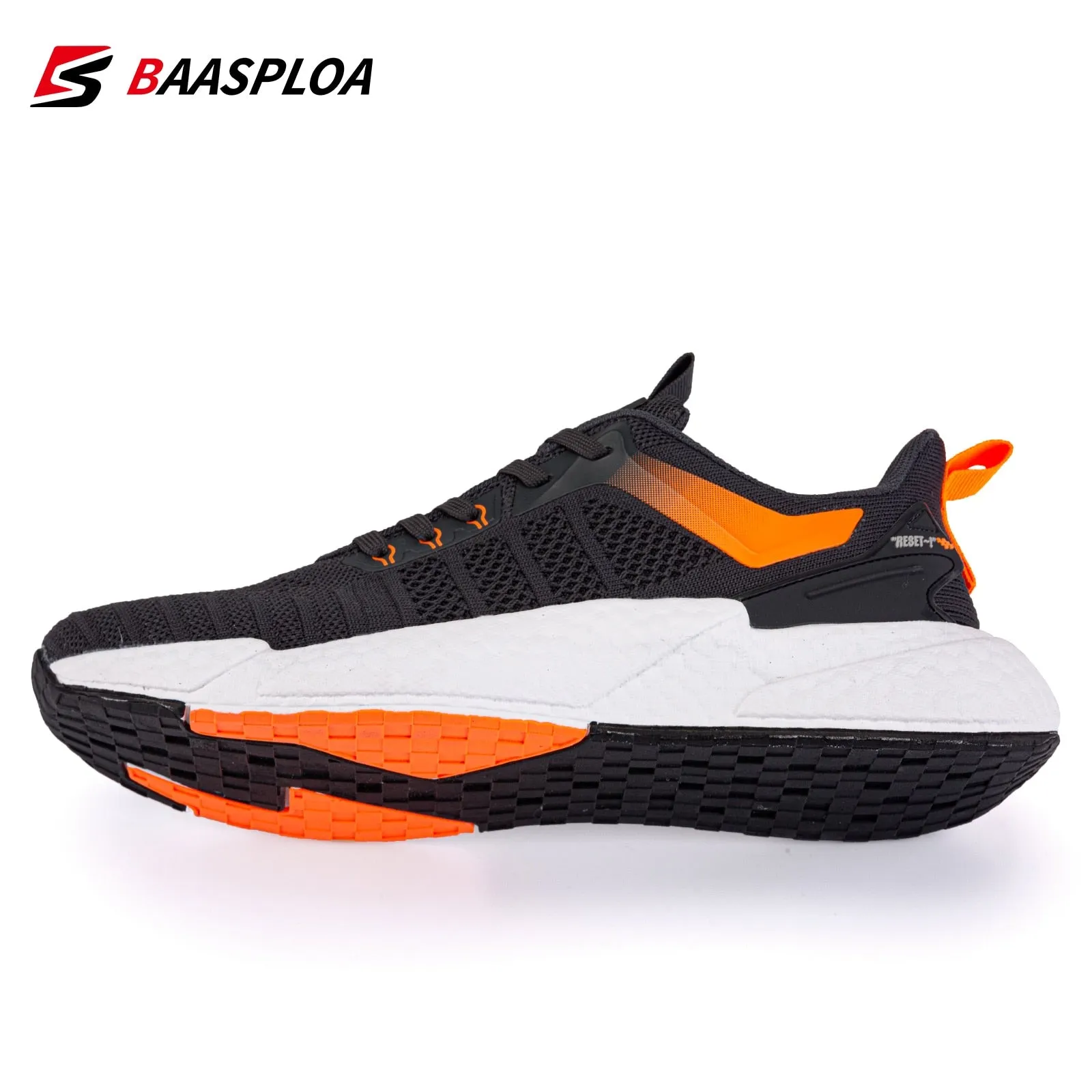 Men's Comfortable Knit Walking Shoes Breathable Fashion Sneaker Anti-Slip Shock-Absorbing Casual Sneakers Shoes