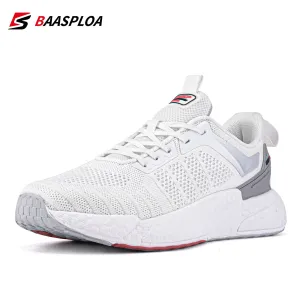 Men's Comfortable Knit Walking Shoes Breathable Fashion Sneaker Anti-Slip Shock-Absorbing Casual Sneakers Shoes