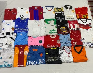 Men's Football Shirts - 73 Pieces