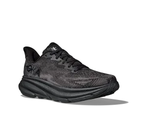 Men's Hoka Clifton 9 Color: Black/Black