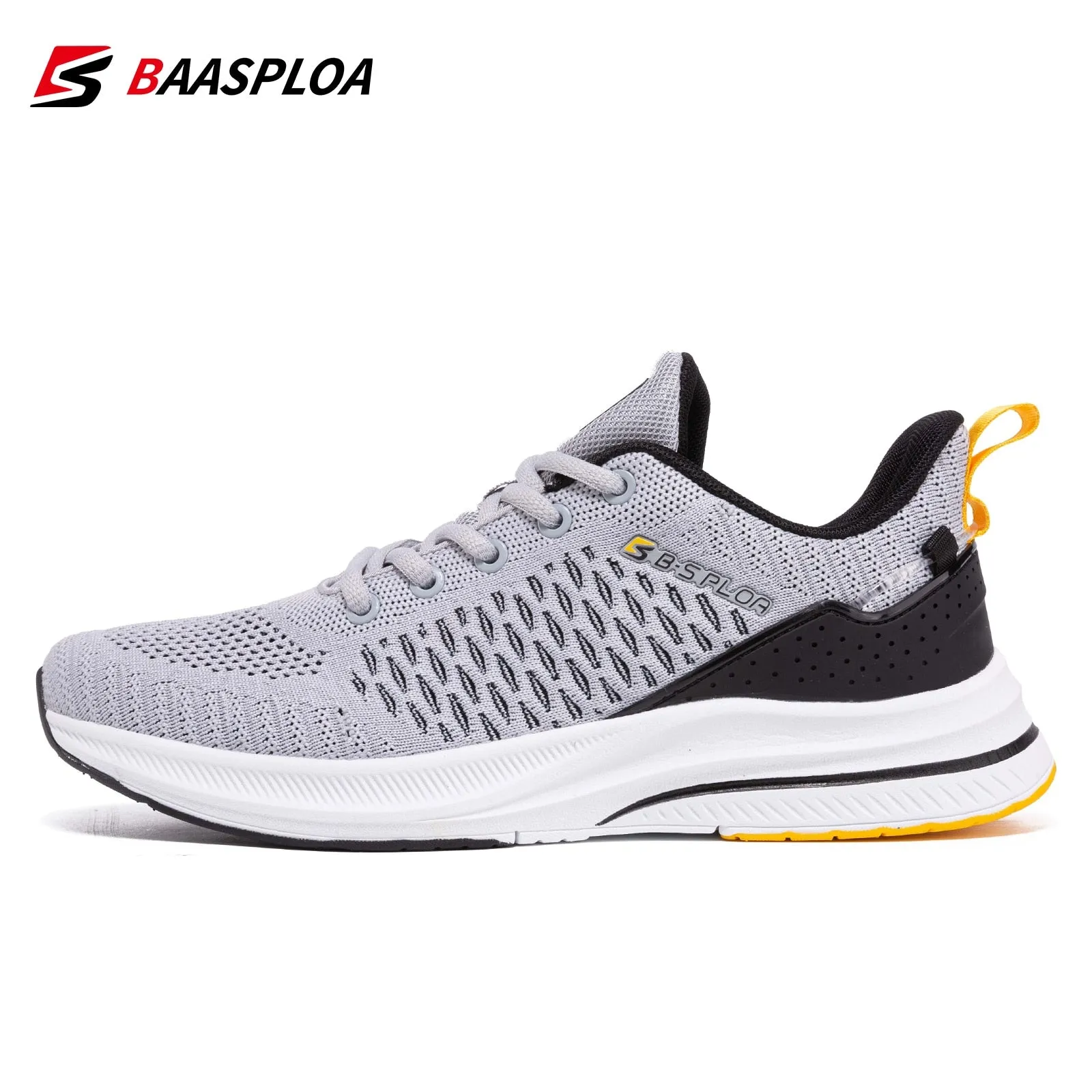 Men's Knit Casual Walking Breathable Trendy Sneakers Original Light Shock Absorption Male Tennis Shoes