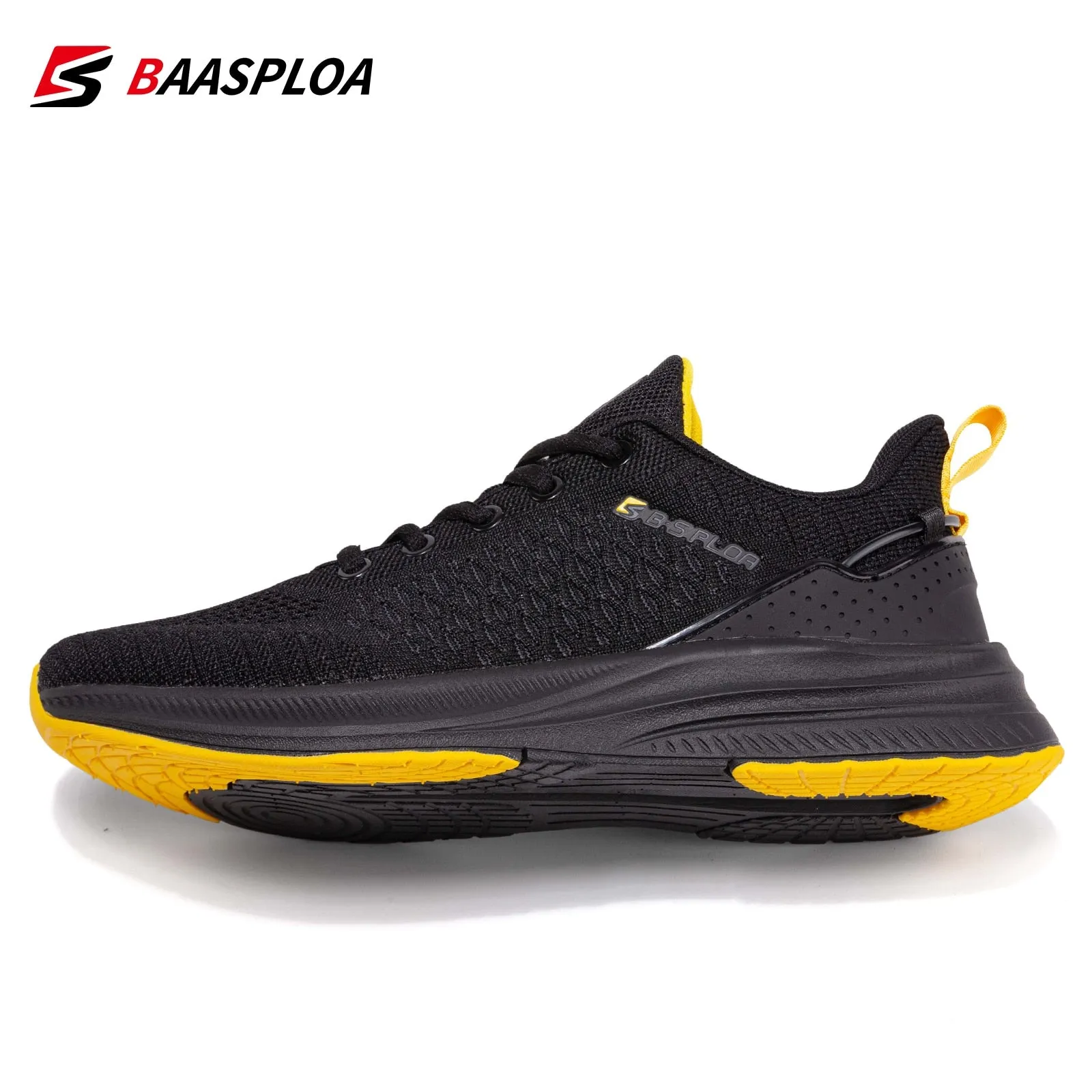 Men's Knit Casual Walking Breathable Trendy Sneakers Original Light Shock Absorption Male Tennis Shoes