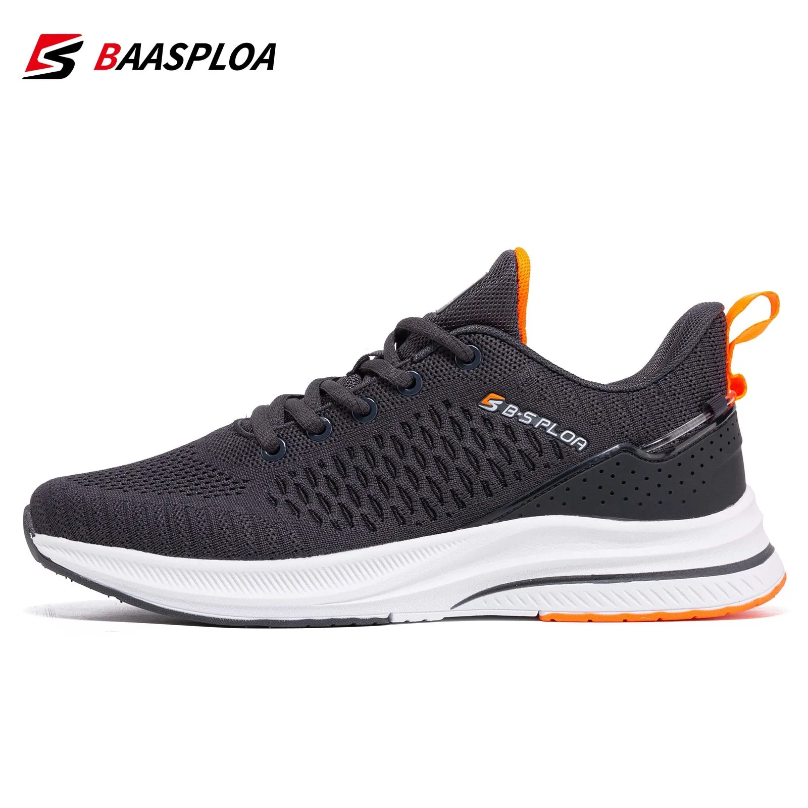 Men's Knit Casual Walking Breathable Trendy Sneakers Original Light Shock Absorption Male Tennis Shoes