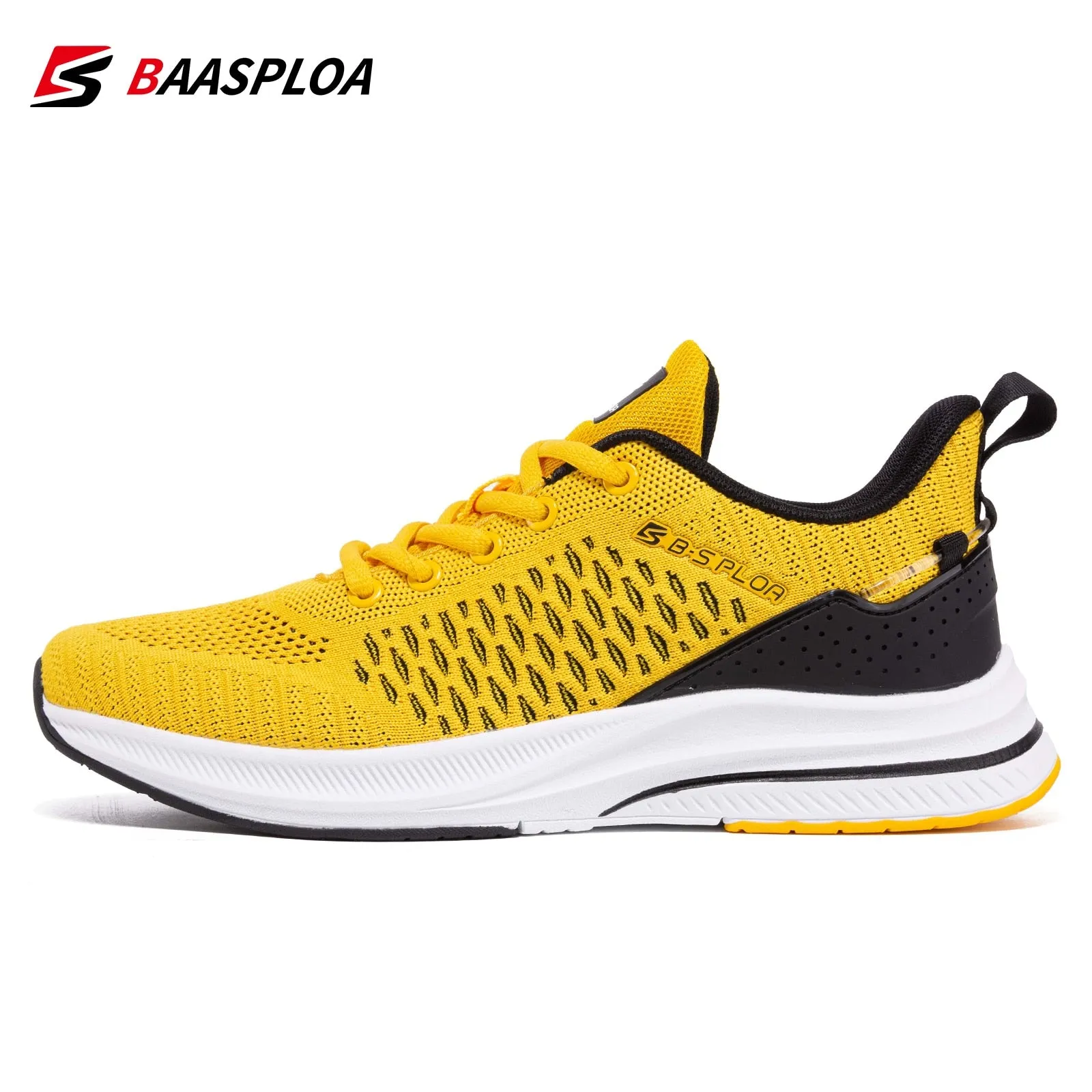 Men's Knit Casual Walking Breathable Trendy Sneakers Original Light Shock Absorption Male Tennis Shoes