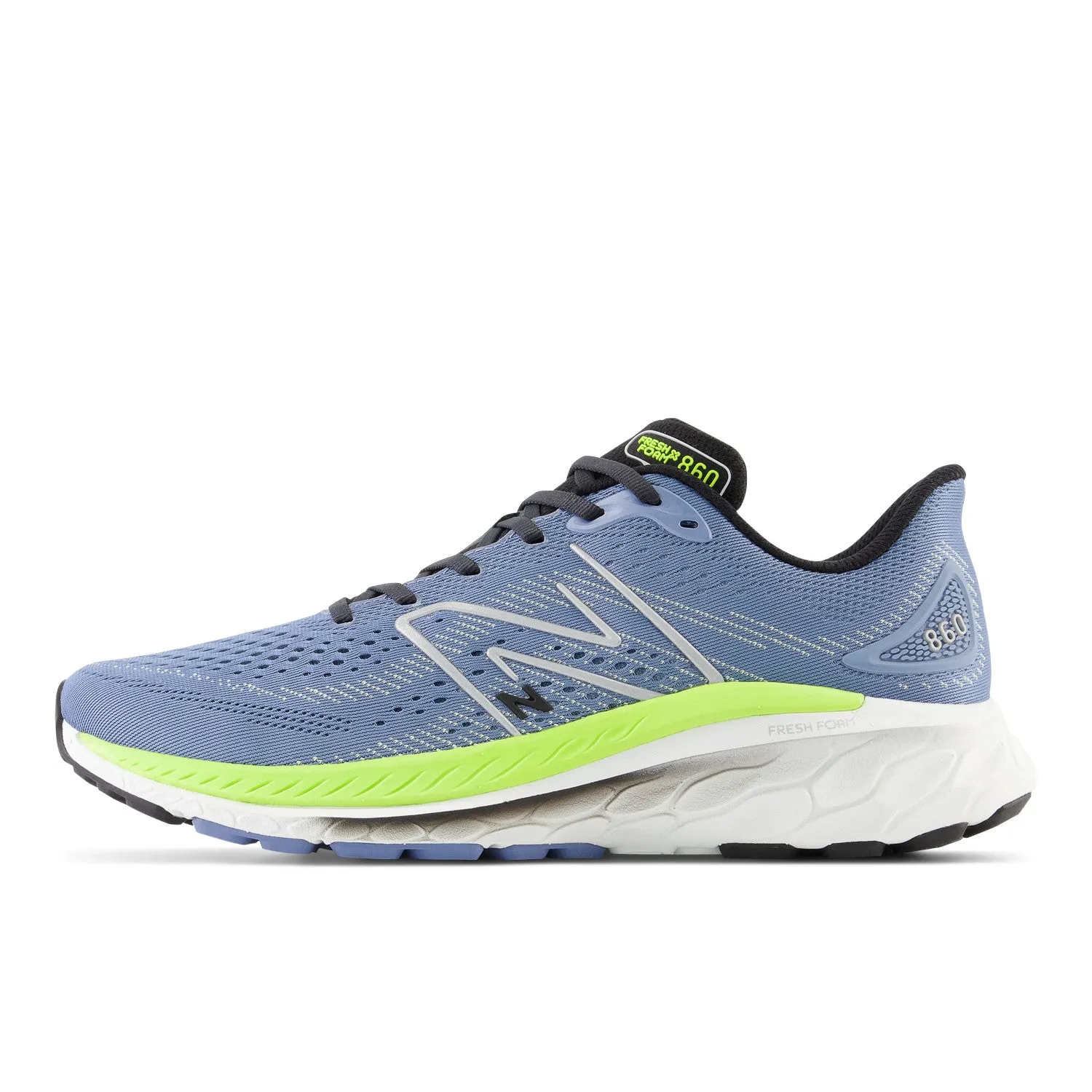 Men's New Balance Fresh Foam X 880v13 Color: Mercury Blue with Thirty Watt