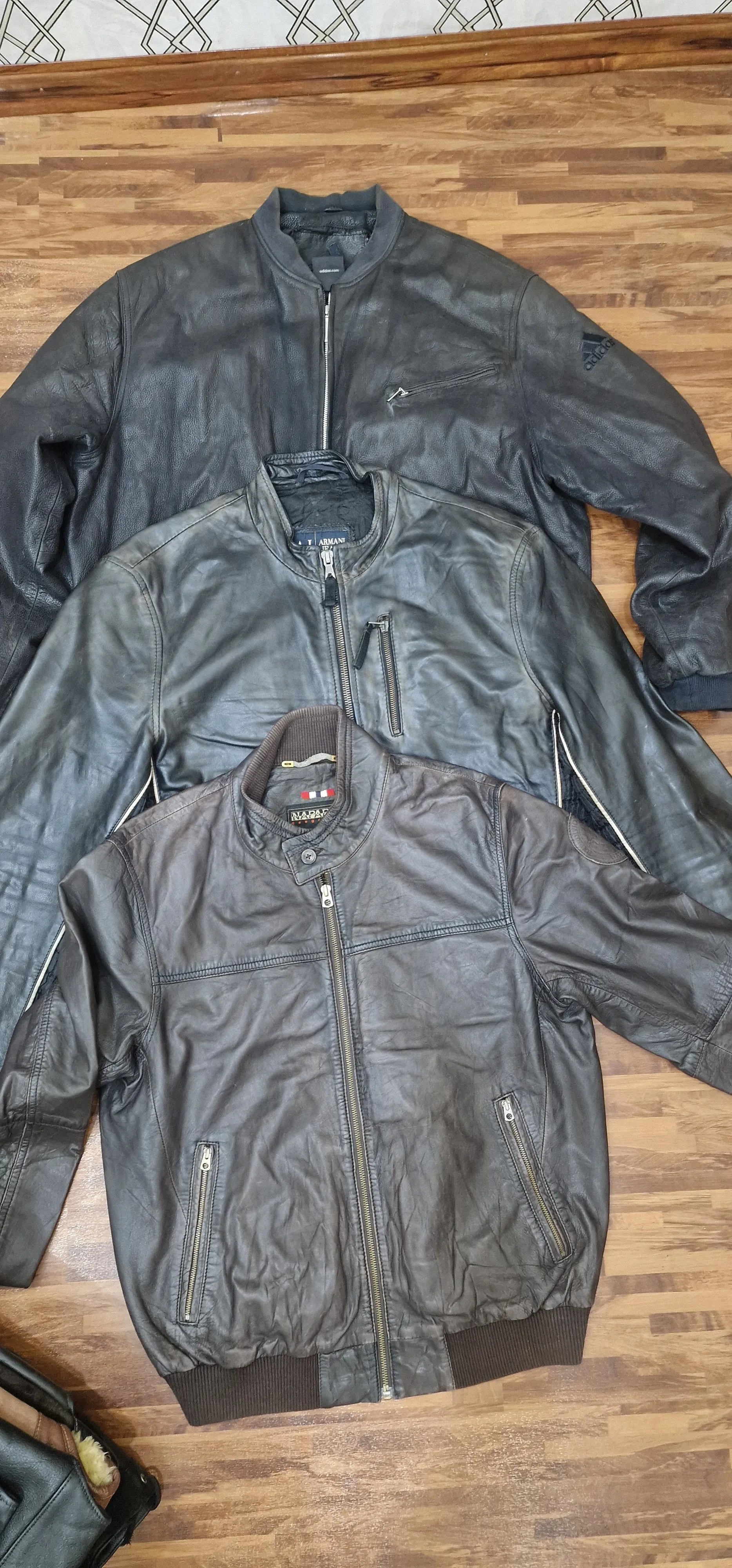 Mens trouser/jackets leather brand jackets