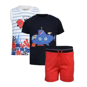 MULTICOLOUR BABY BOYS SHORT SET