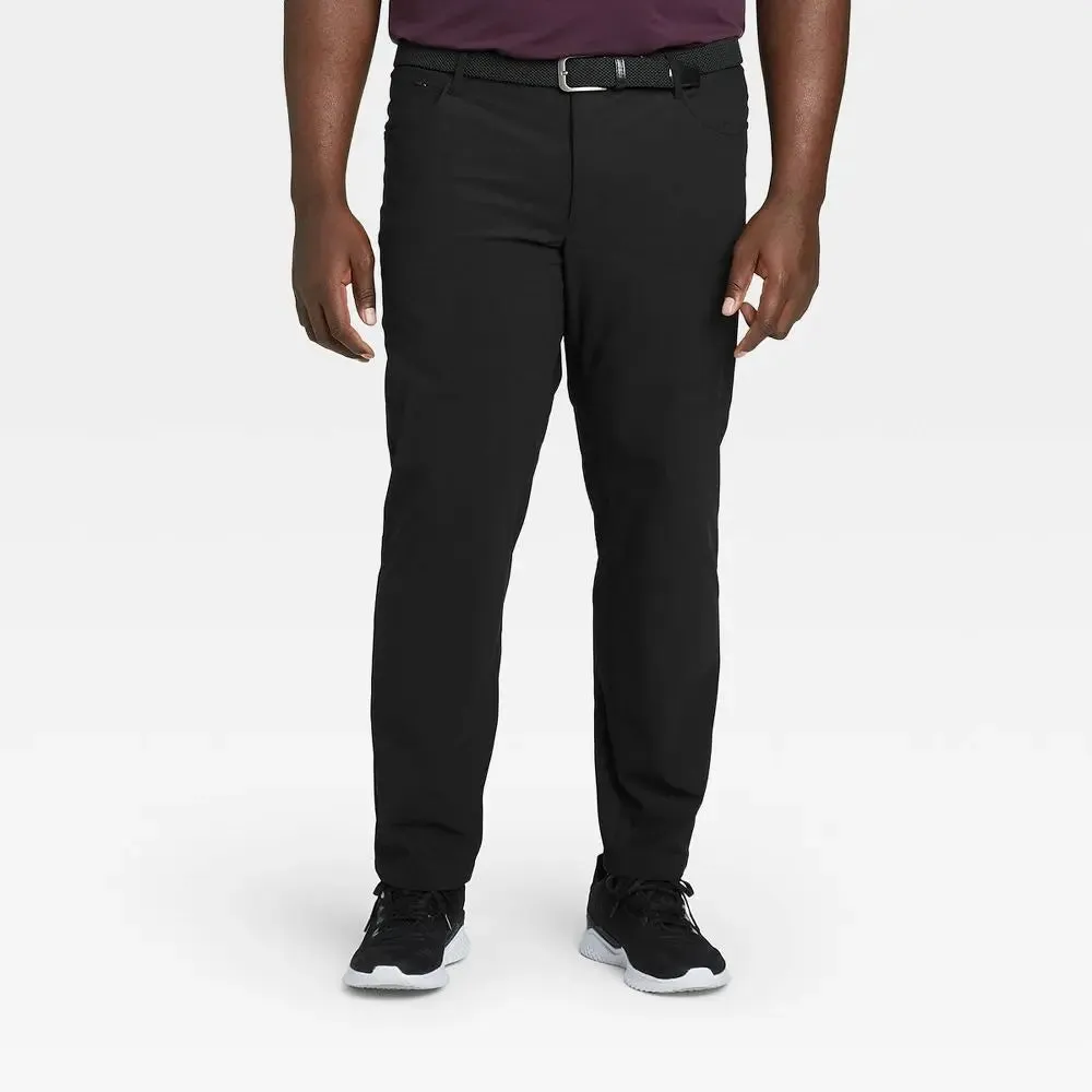 New - All In Motion Men's Big & Tall Golf Pants Straight Leg UPF 50  Pants Travel