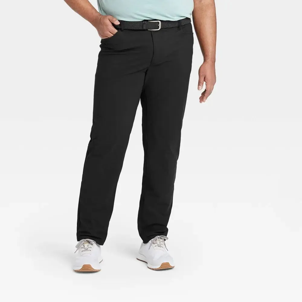 New - All In Motion Men's Big & Tall Golf Pants Straight Leg UPF 50  Pants Travel