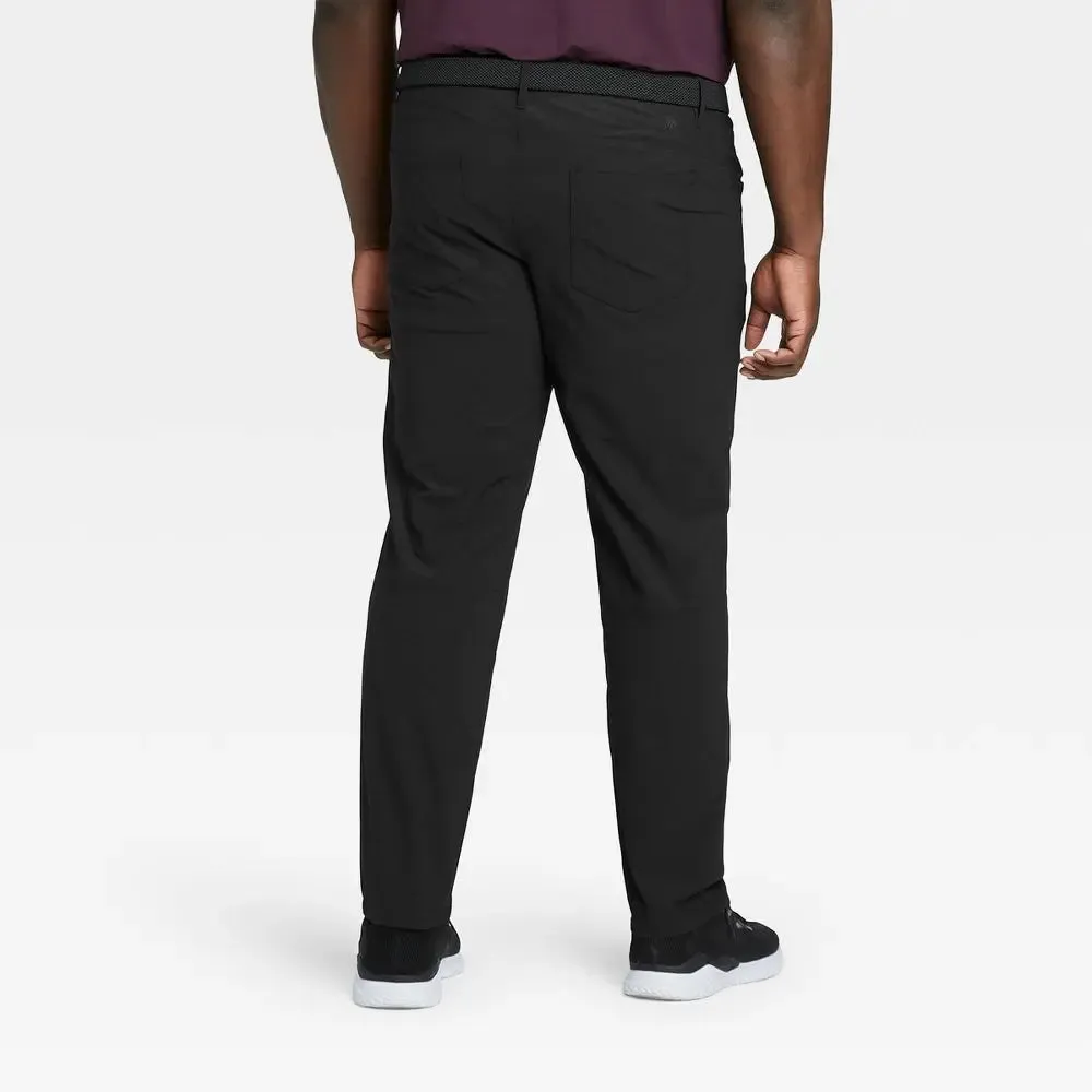 New - All In Motion Men's Big & Tall Golf Pants Straight Leg UPF 50  Pants Travel