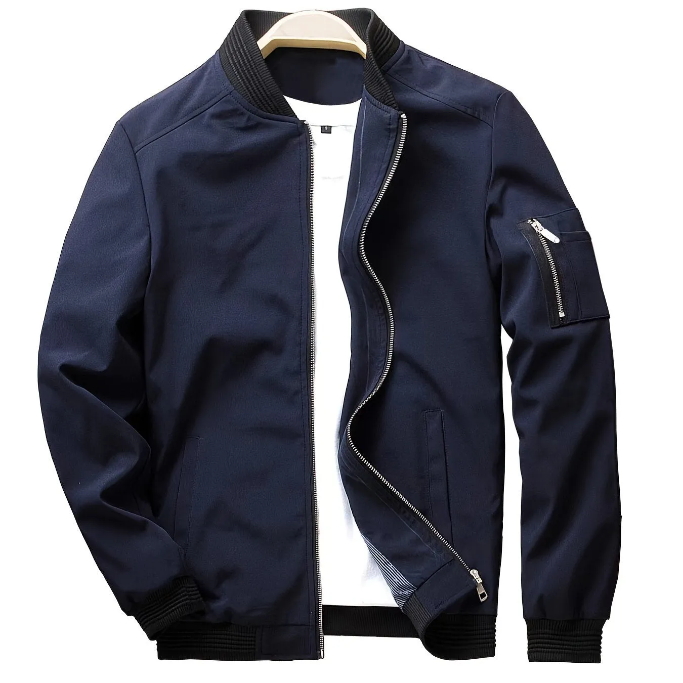 New Casual Men's Baseball Jacket Coat