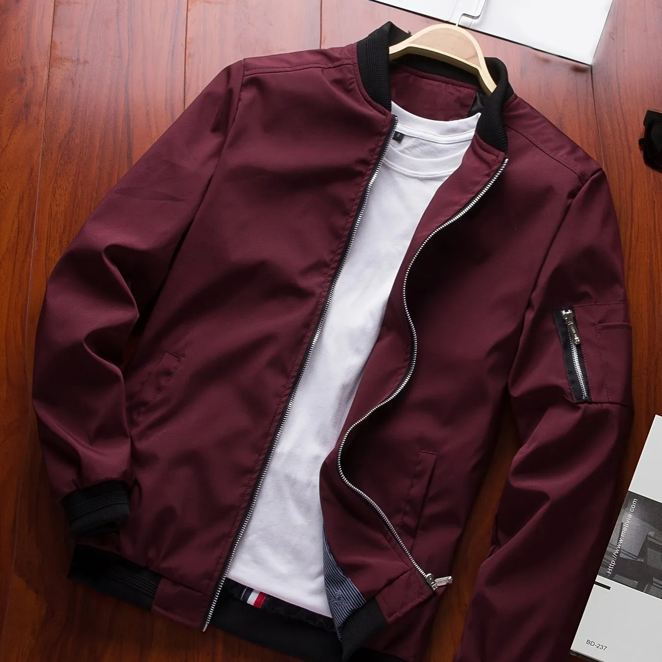 New Casual Men's Baseball Jacket Coat