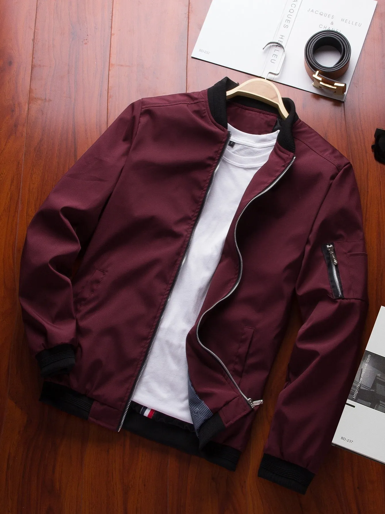 New Casual Men's Baseball Jacket Coat