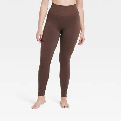 New - JoyLab Women's Seamless High-Rise Athletic Workout Leggings