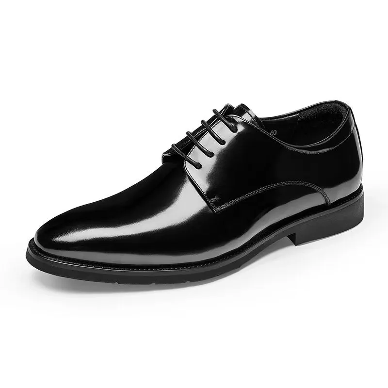 Refined Leather Derby Shoes