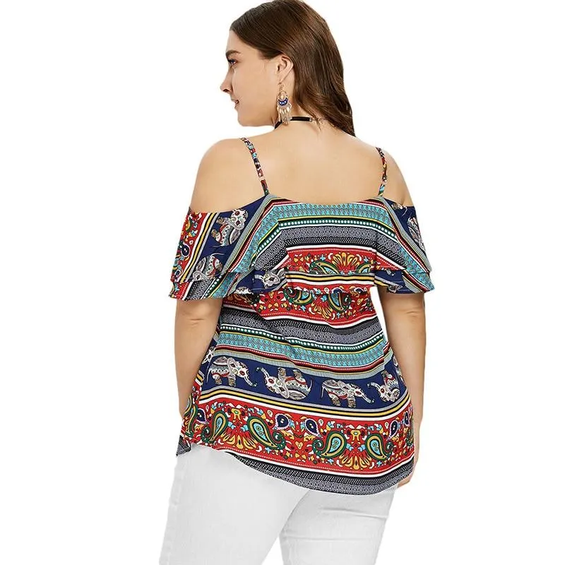 Ruffle Off Shoulder Blouse