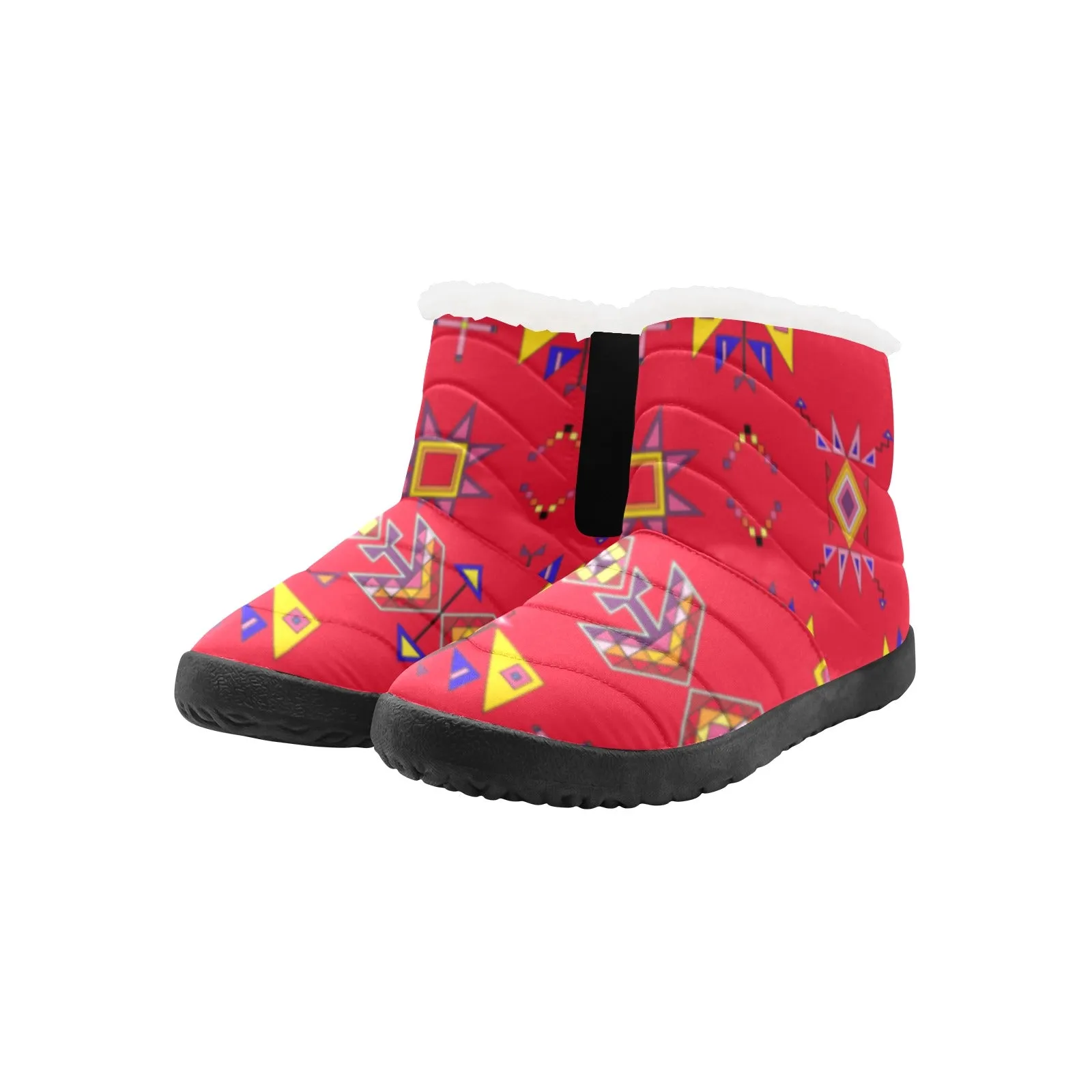 Scattered Generations Red Men's Padded Winter Boot