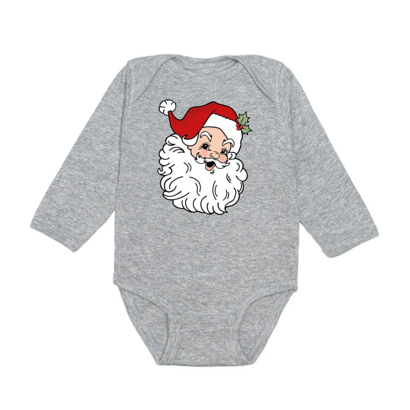 Sweet Wink Baby Boys RETRO SANTA L/S Onesie Bodysuit