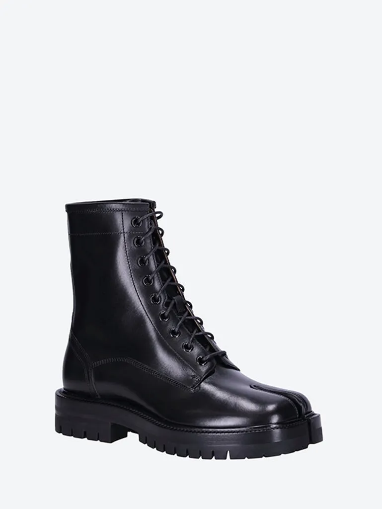 Tabi county combat high-top ankle boots