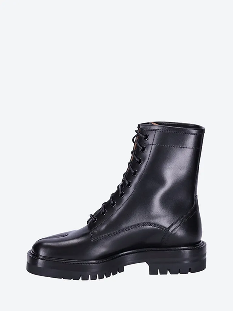 Tabi county combat high-top ankle boots