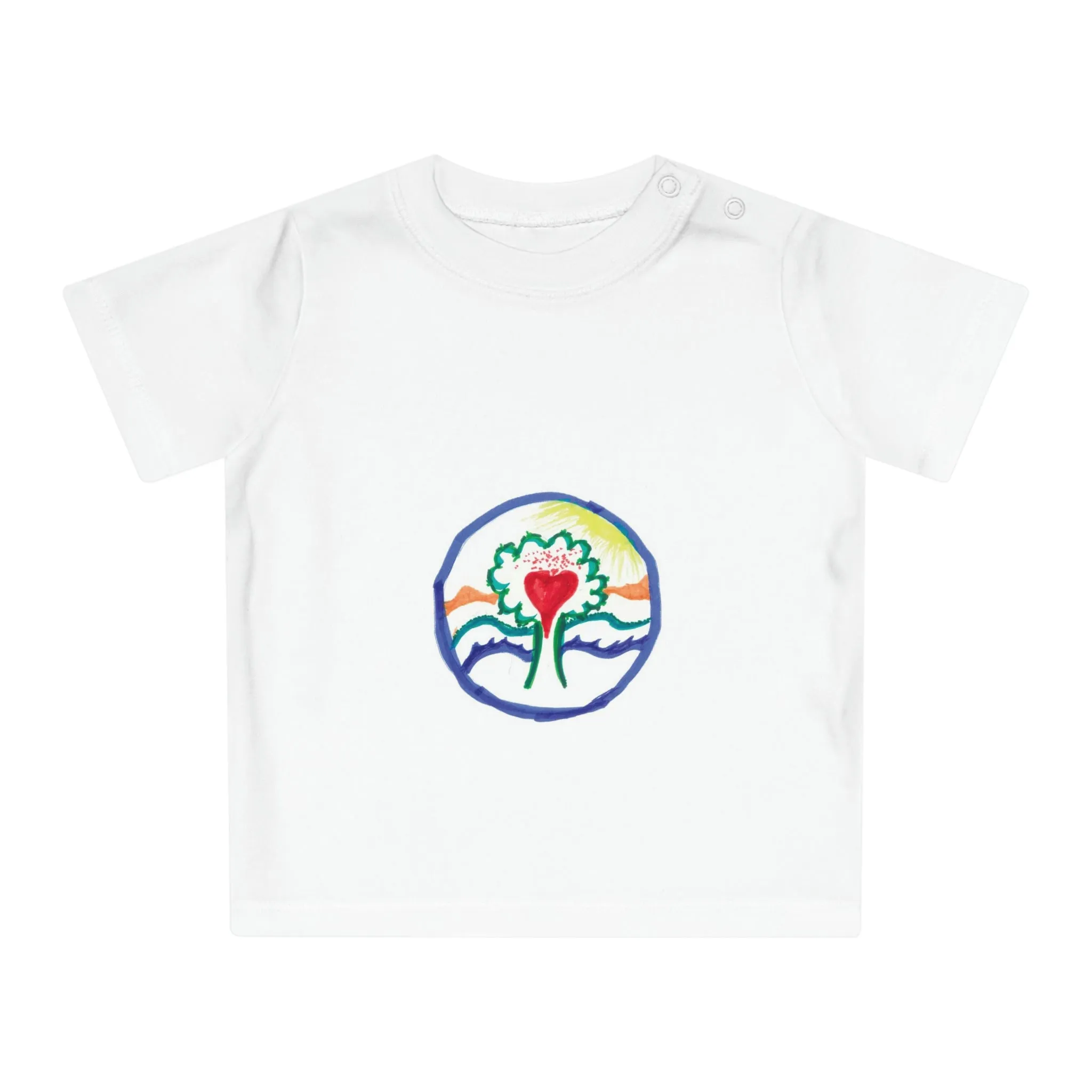 TREE OF LIFE SUNSHINE HEART BABY T-SHIRT