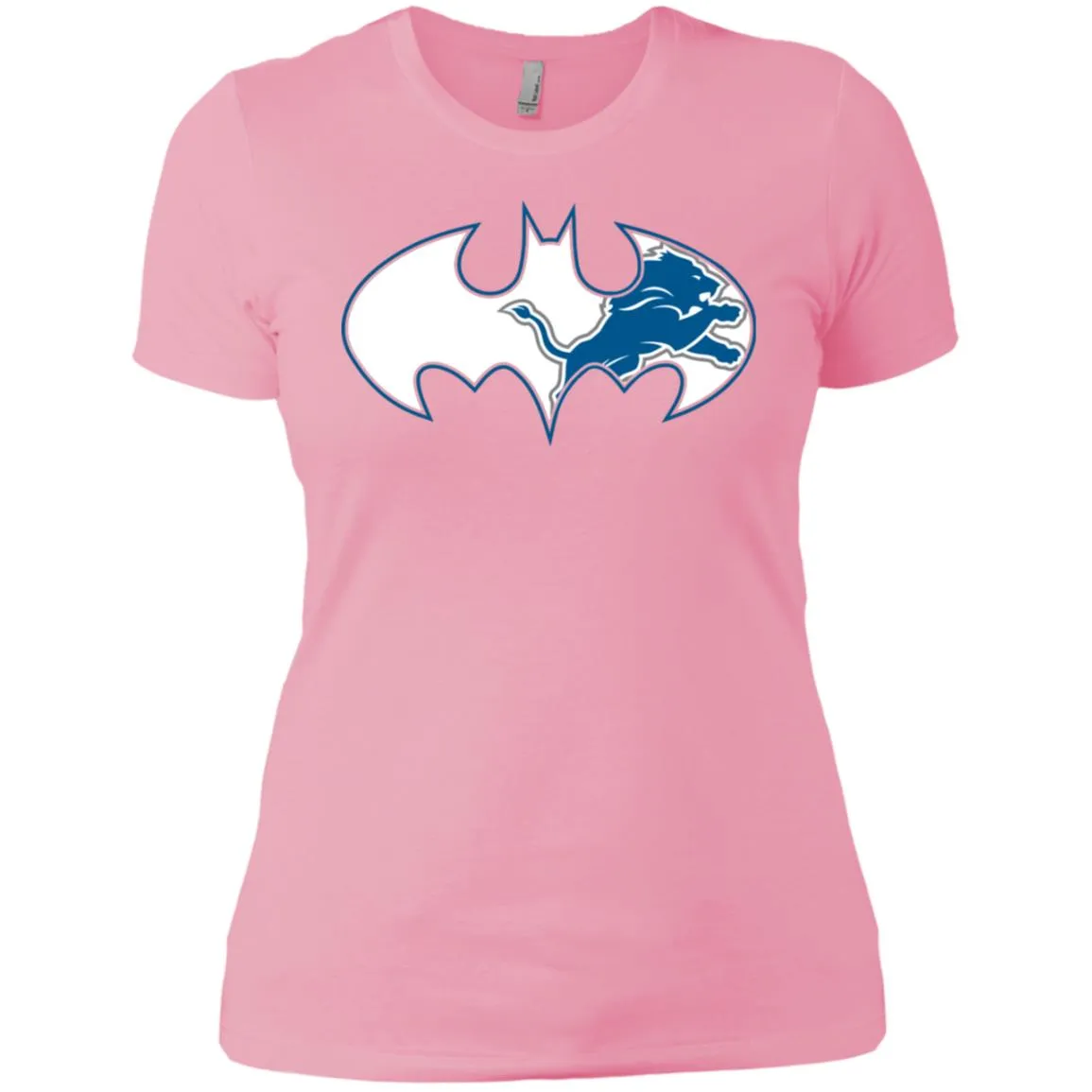 We Are The Detroit Lions Batman Nfl Mashup Women Cotton T-Shirt