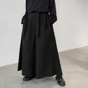 Wide Leg Hakama Style Trousers