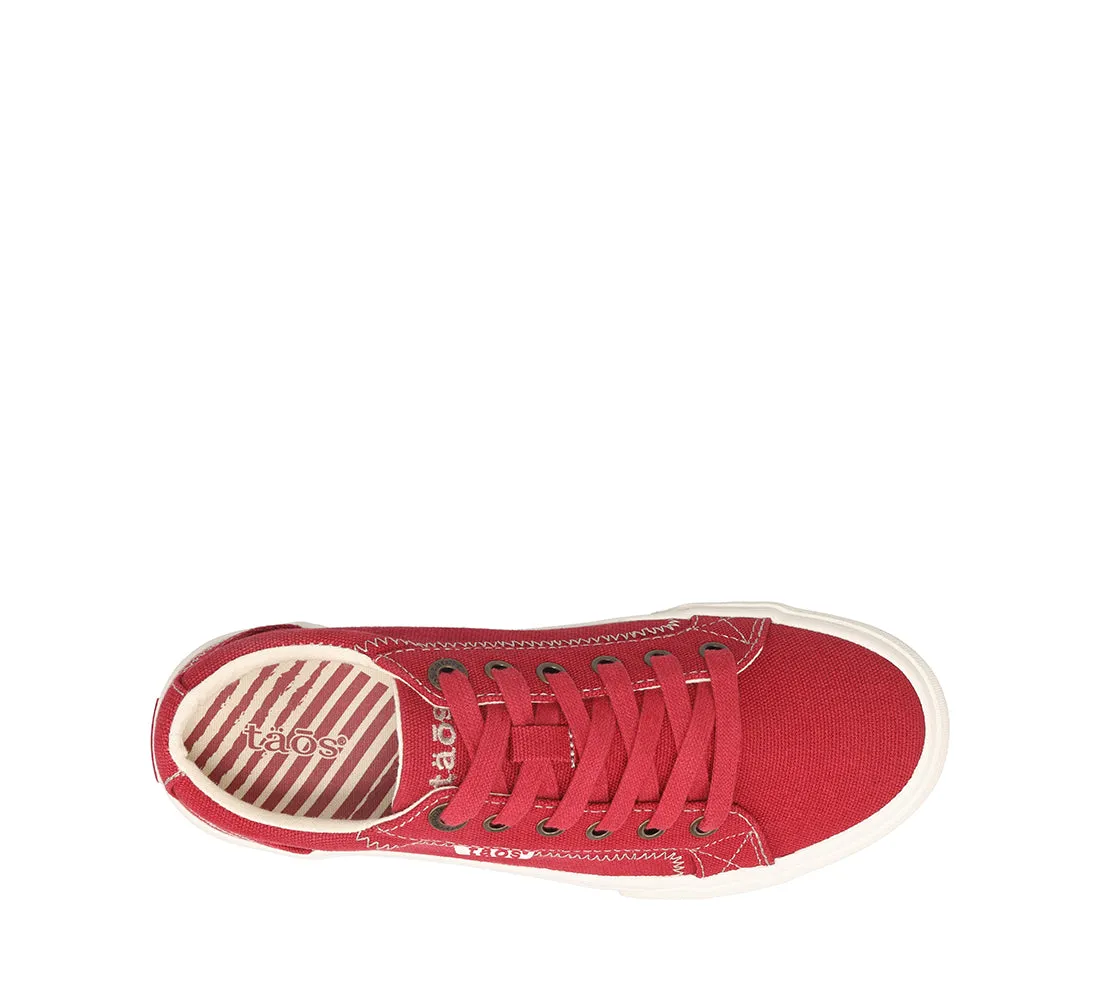 Women's Taos Plim Soul Color: Red (REGULAR & WIDE WIDTH)