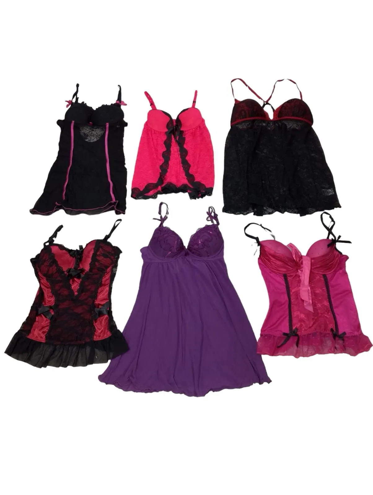 Y2K 2024 - Y2K Mean Girl Dark Color Bra Tops - 20 pcs