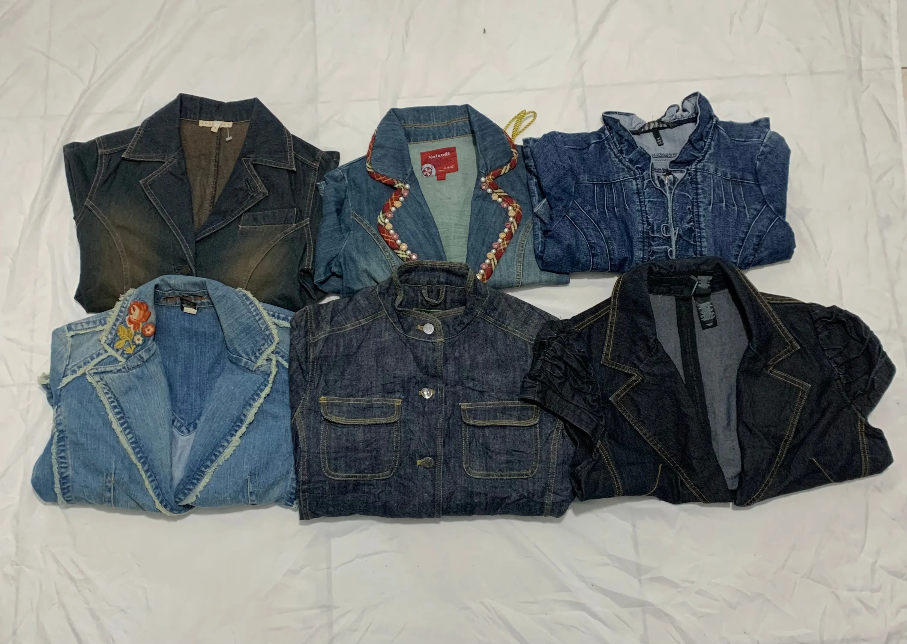 Y2K denim jackets - 12 pieces