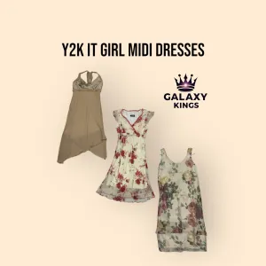 Y2K IT GIRL MIDI DRESSES