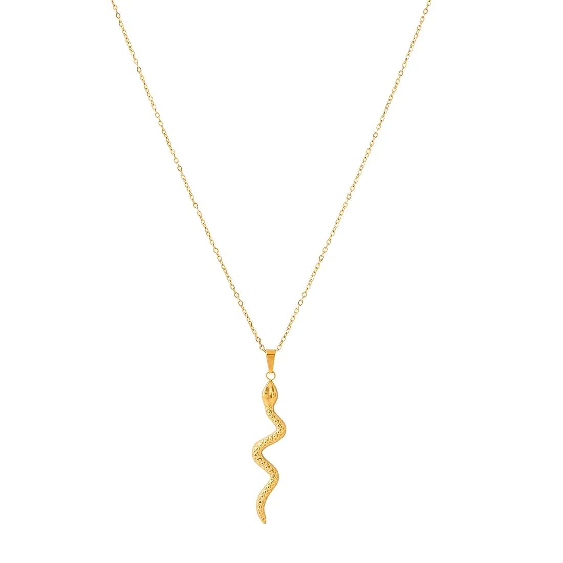 Yellow Chimes Pendant for Women and Girls Fashion Golden Necklace for Women Western | Stainless Steel Gold Plated Rock Punk Pendant Chain Necklace for Girls | Birthday Gift for Girls & Women